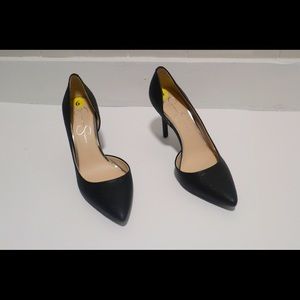 Black heels worn once